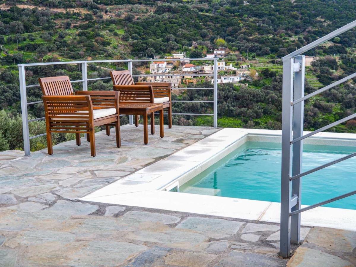 Kampos View - Quiet House At The End Of The Road, Private Pool Villa Kámbos Exteriör bild